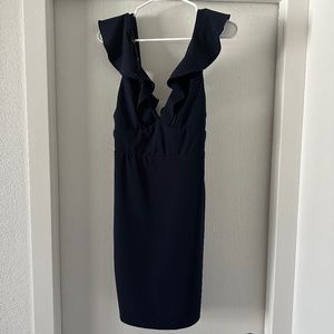 Lulus Navy Cocktail Dress